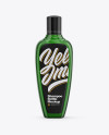 Green Shampoo Bottle Mockup