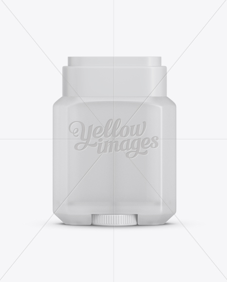 Frosted Plastic Deodorant Tube Mockup