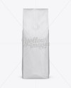 250g Coffee Bag With Valve Mockup - Front View