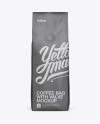 250g Coffee Bag With Valve Mockup - Front View