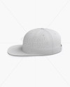 Snapback Cap Mockup (Left Side View)