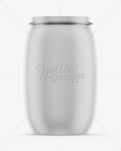 130L Plastic Barrel Mockup - Free Download Images High Quality PNG, JPG