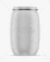 130L Plastic Barrel Mockup