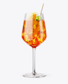 Spritz Cocktail Glass Mockup