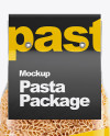 Spighe Pasta with Paper Label Mockup - Front View