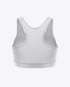 Women`s Sports Bra Mockup - Back view