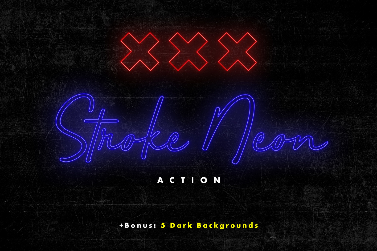 Stroke Neon Action Stroke Neon Action