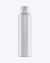 Glossy Spray Bottle Mockup - Front View