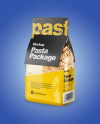 Spighe Pasta with Paper Label Mockup - Half Side View