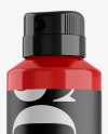 Glossy Spray Bottle Mockup - Half Side View