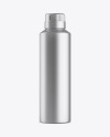 Metallic Spray Bottle Mockup - Half Side View