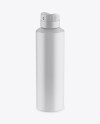 Matte Spray Bottle Mockup - Half Side View (High-Angle Shot)