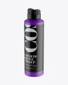 Matte Spray Bottle Mockup - Half Side View (High-Angle Shot)