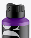 Matte Spray Bottle Mockup - Half Side View (High-Angle Shot)