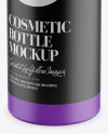 Matte Spray Bottle Mockup - Half Side View (High-Angle Shot)