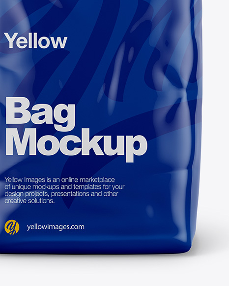 Glossy Bag Mockup - Front View - Free Download Images High Quality PNG ...