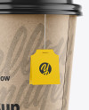 Kraft Cup Mockup - Front View