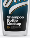 Clear Shampoo Bottle Mockup