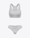 Melange Women`s Underwear Kit Mockup - Front View