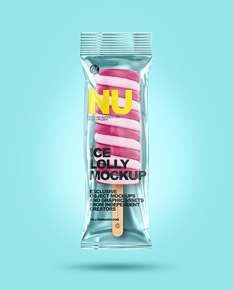 Twisted Ice Lolly Mockup