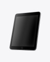 Vertical iPad Mockup - Half Side View