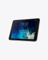 Horizontal iPad Mockup - Half Side View