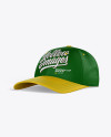 Snapback Cap Mockup - Half Side View