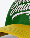 Snapback Cap Mockup - Half Side View