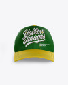 Snapback Cap Mockup - Front View