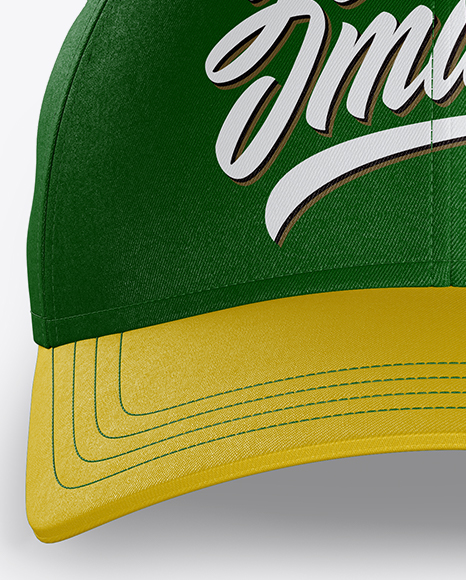 Snapback Cap Mockup - Front View