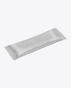 Kraft Snack Bar Mockup - Half Side View (High-Angle Shot)