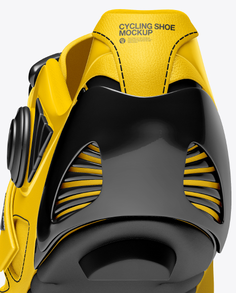 Cycling Shoe Mockup - Back View