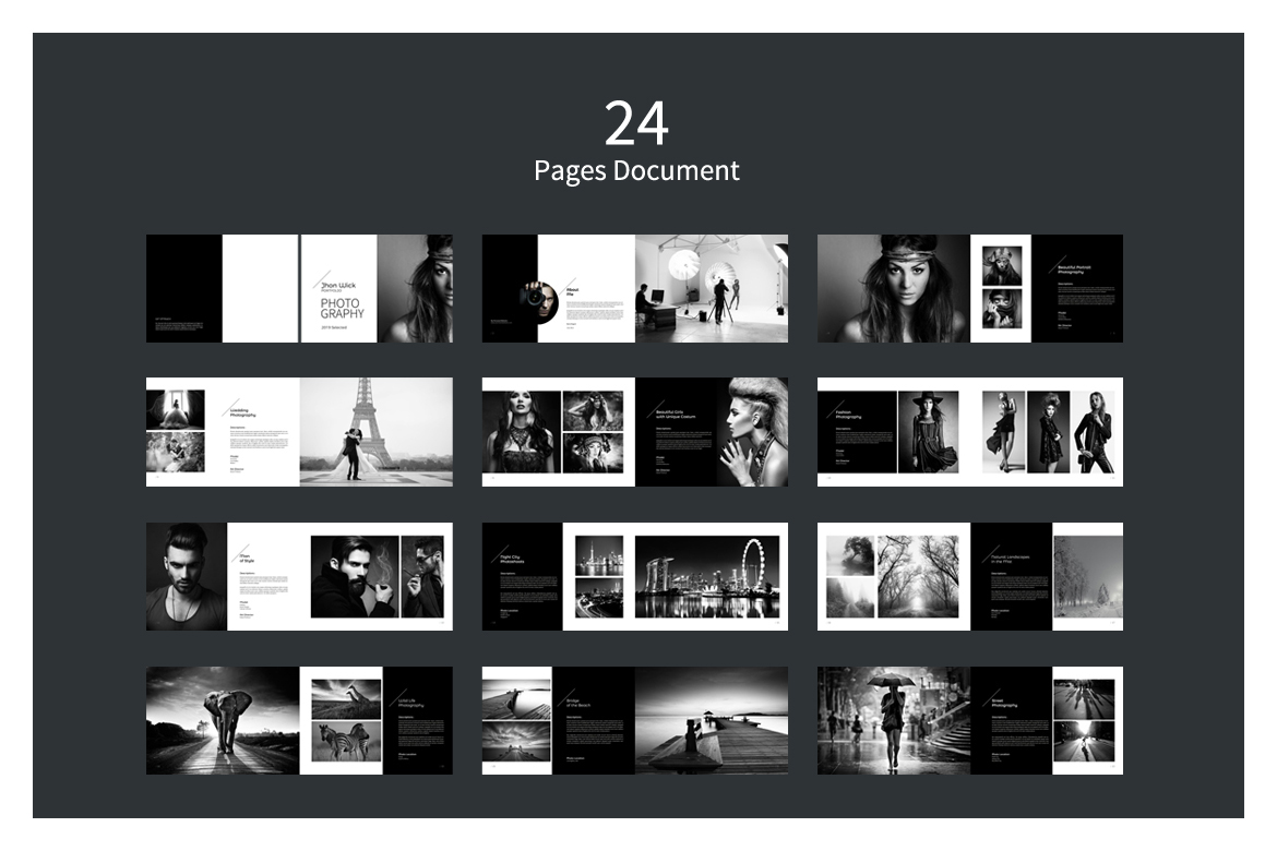 Photography Portfolio Template Photography Portfolio Template