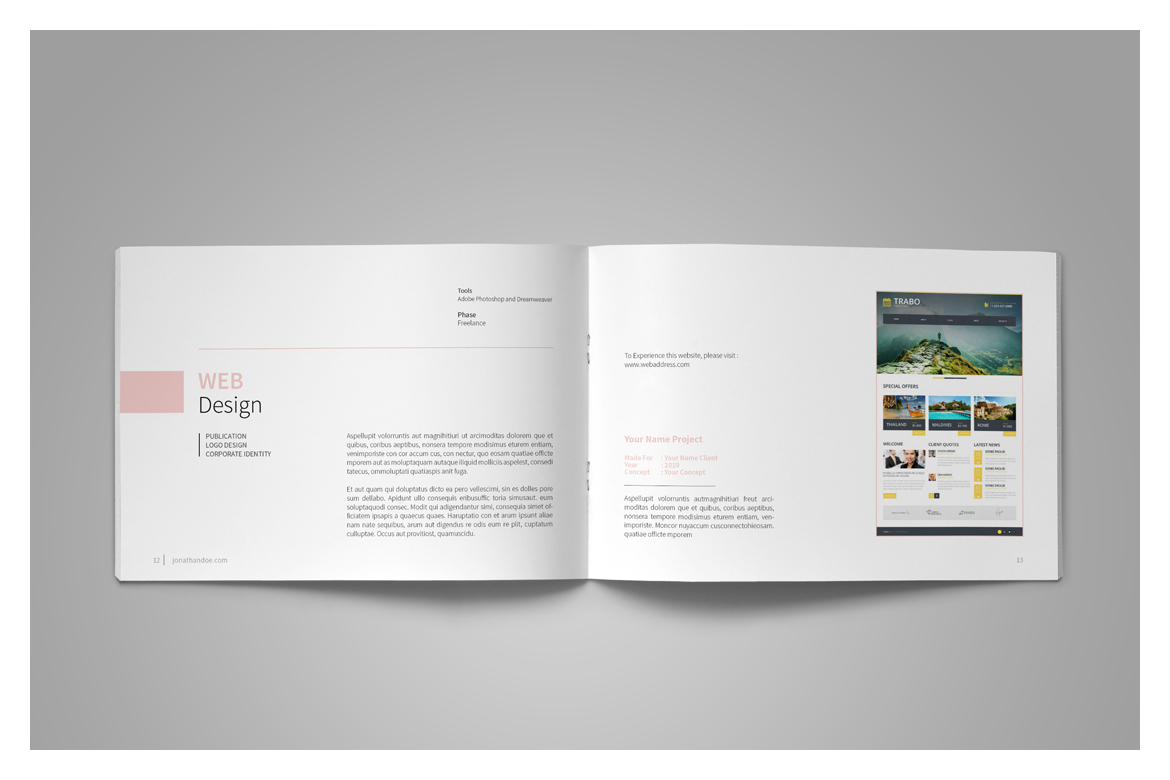 Graphic Design Portfolio Template