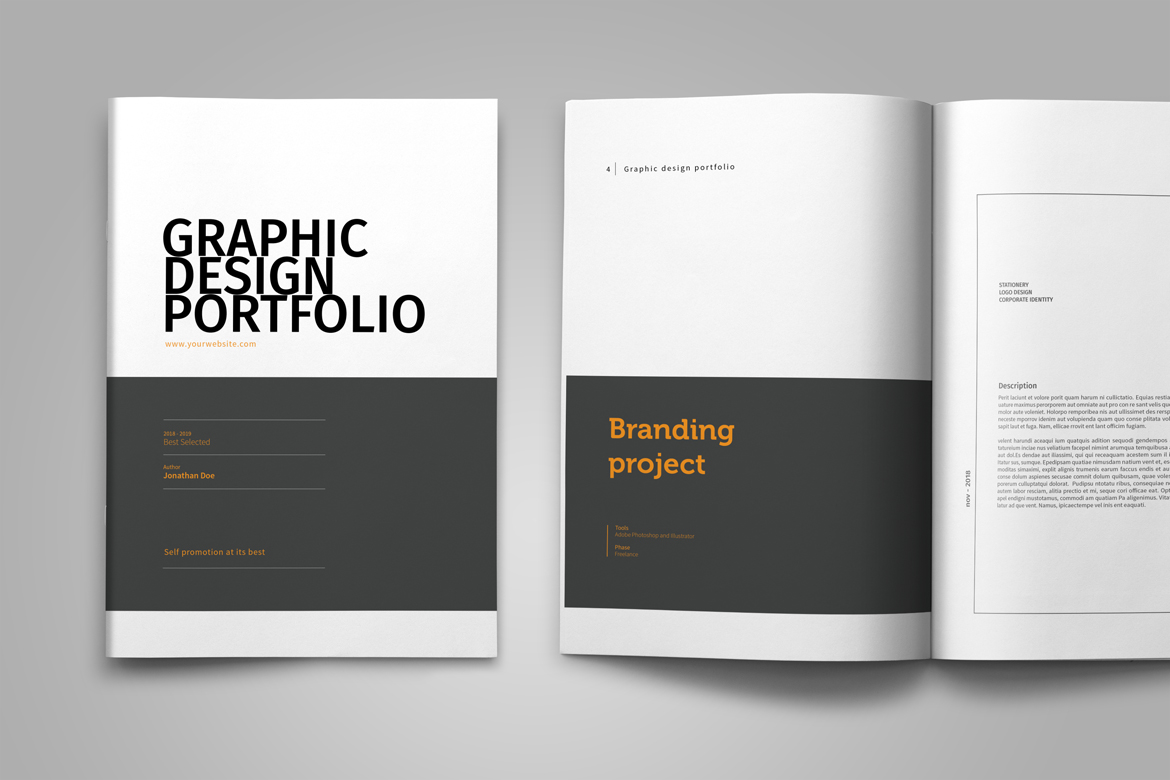 Graphic Design Portfolio Template Graphic Design Portfolio Template
