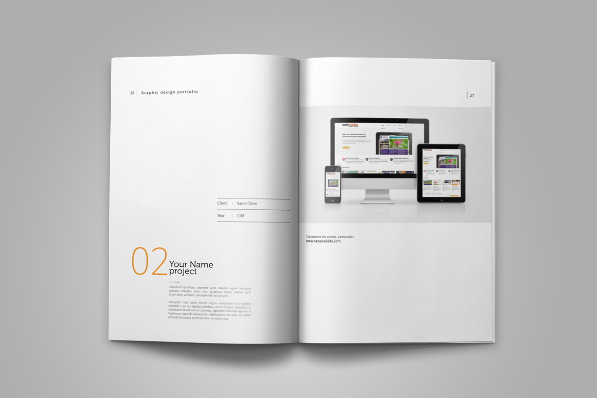 Graphic Design Portfolio Template