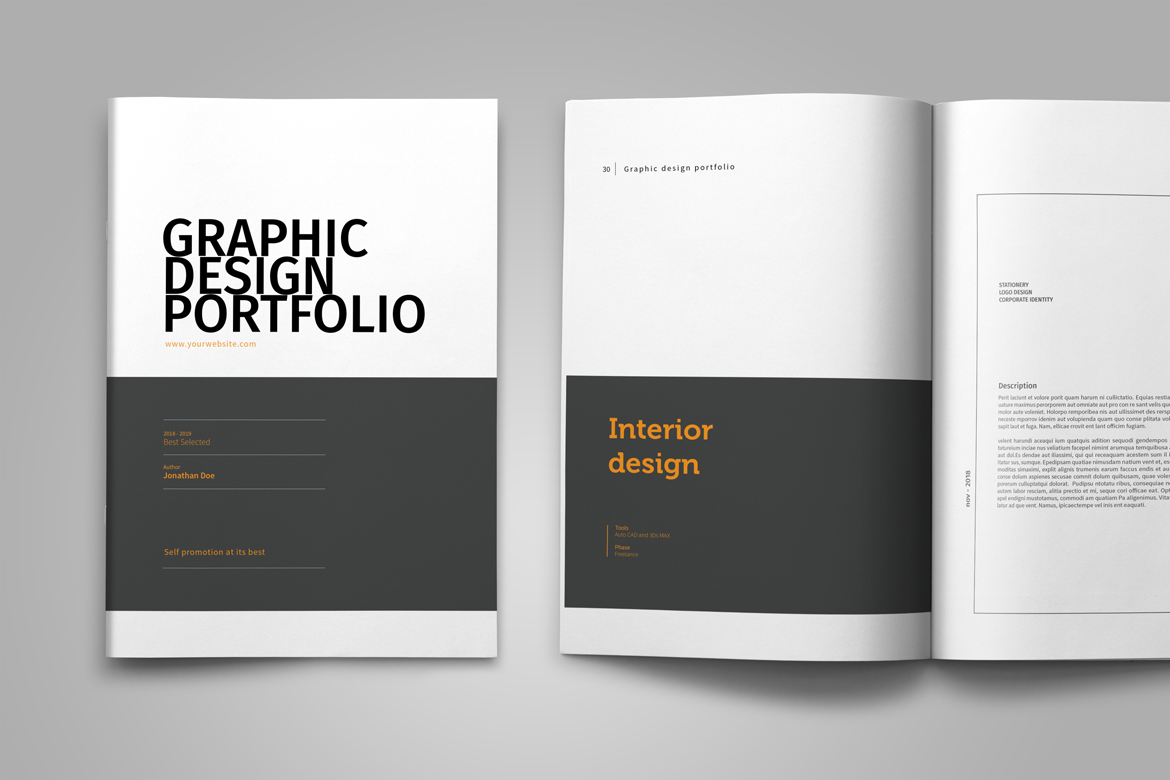 Graphic Design Portfolio Template Graphic Design Portfolio Template