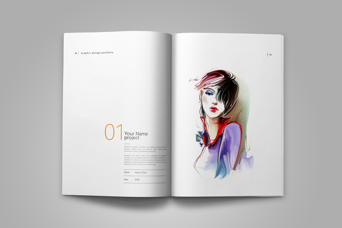 Graphic Design Portfolio Template