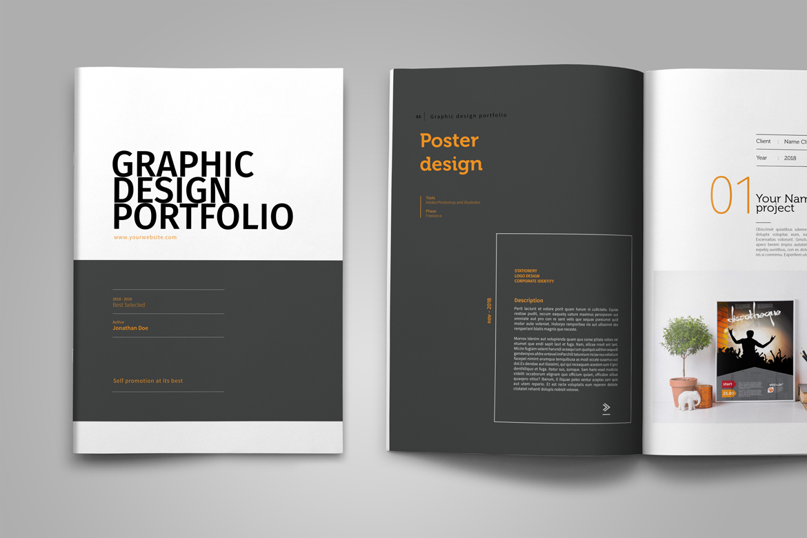 Graphic Design Portfolio Template