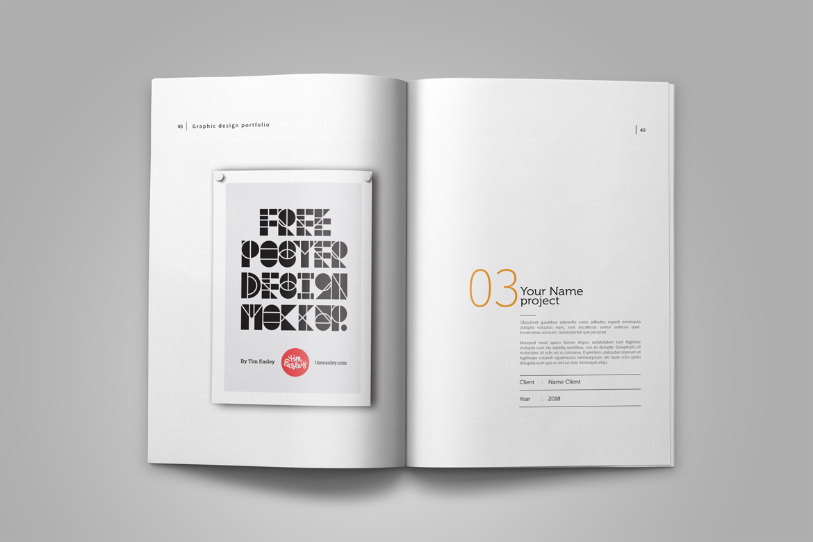 Graphic Design Portfolio Template Graphic Design Portfolio Template