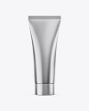 Glossy Metallic Cosmetic Tube Mockup