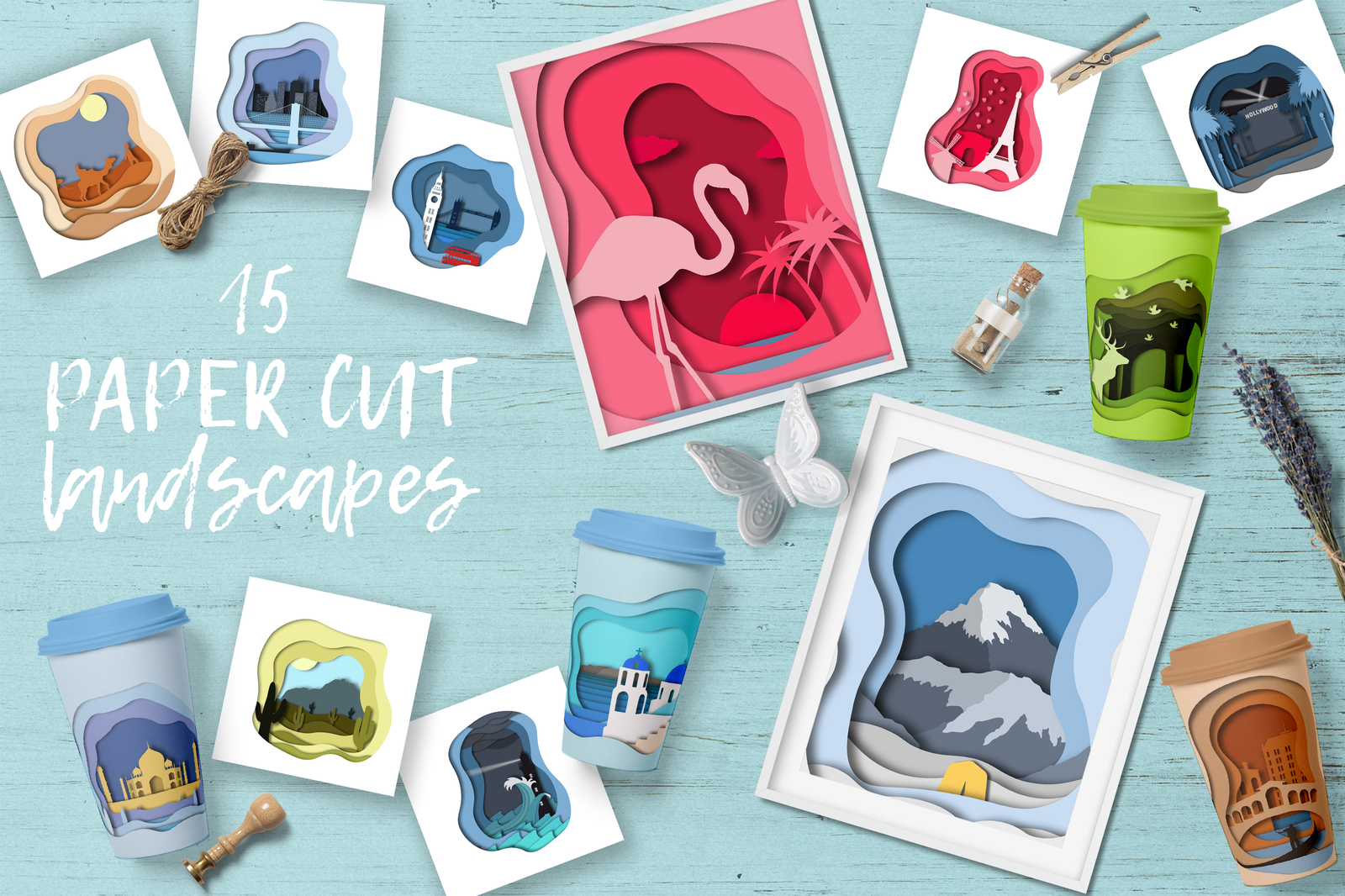 Paper Cut Landscapes Paper Cut Landscapes