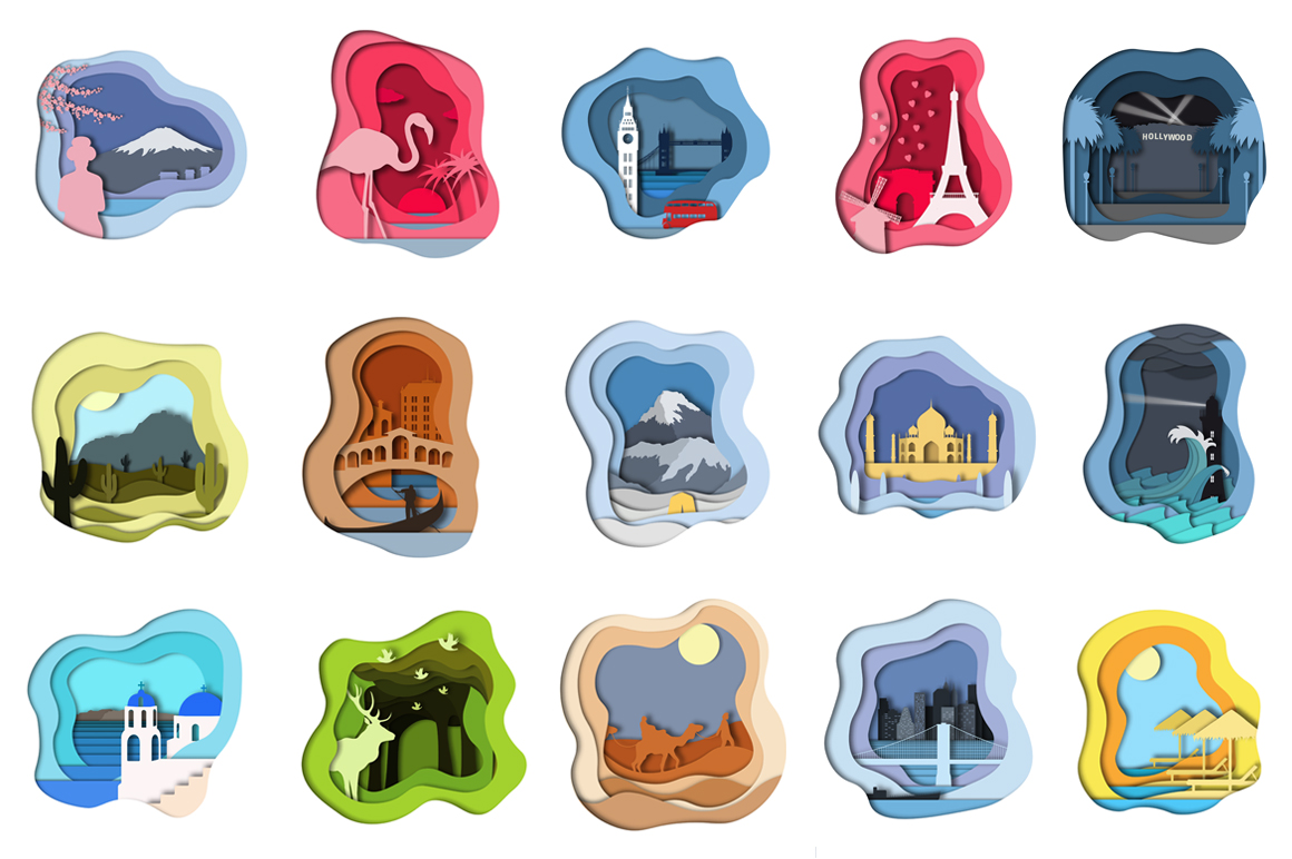 Paper Cut Landscapes Paper Cut Landscapes