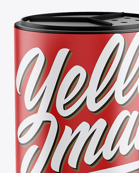 Two Matte Spice Cans Mockup