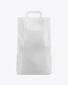 Glossy Food Bag Mockup - Front View