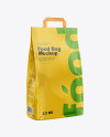 Glossy Food Bag Mockup - Half Side View