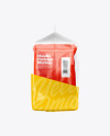 5 Noodle Packs Mockup - Right & Left Sides View 5 Noodle Packs Mockup - Right & Left Sides View