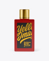 Glossy Square Perfume Bottle Mockup