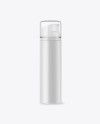 Matte Cosmetic Bottle with Pump Mockup