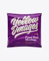 Matte Food Bag Mockup